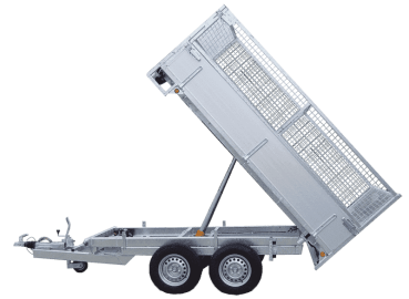 VERHUUR KIPPER AANHANGWAGEN MTM 2.700KG